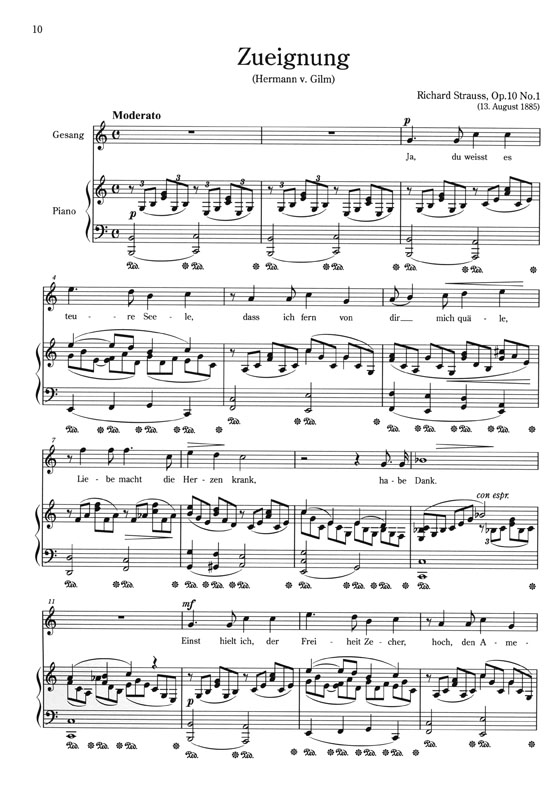 R. Strauss／Lieder Gesamtausgabe Band 1 R・シュトラウス 歌曲全集 1
