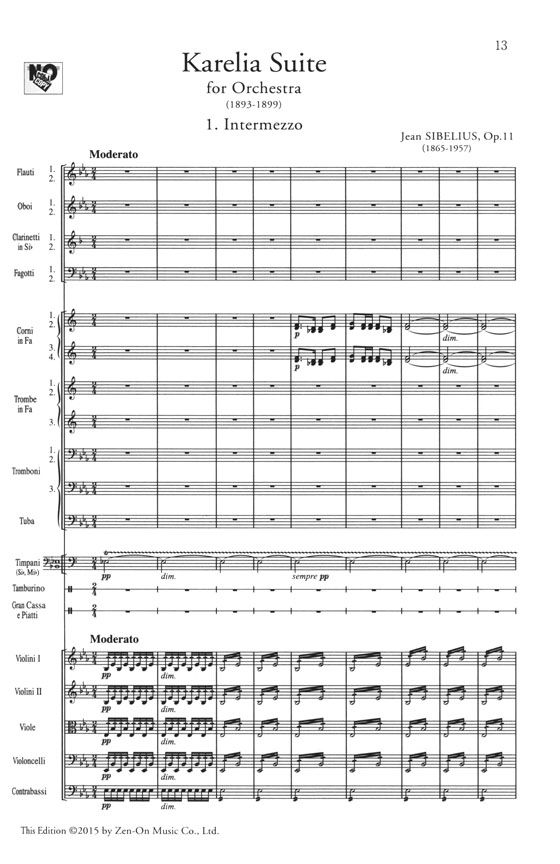 Sibelius シベリウス《カレリア》組曲 Sibelius シベリウス《カレリア》組曲