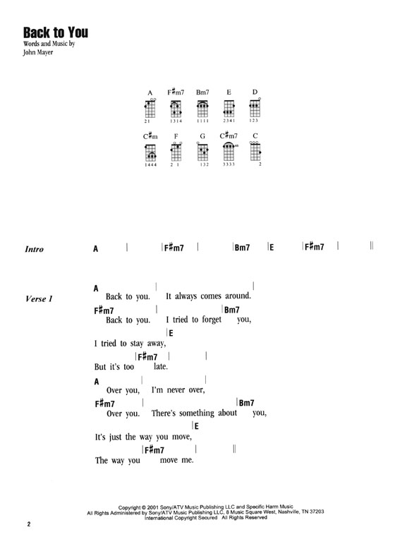 Strum & Sing : John Mayer - Ukulele