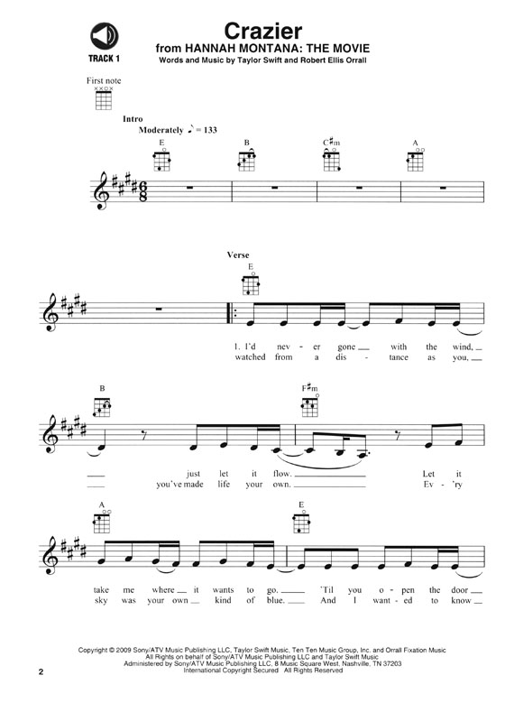 Taylor Swift - Hal Leonard Ukulele Play-Along , Volume 23