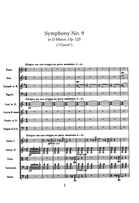 Beethoven Symphony No. 9 in D Minor, Op. 125, 