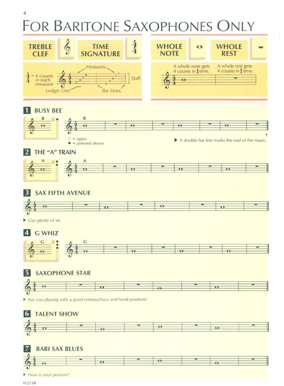 Standard of Excellence【Book 1】E♭ Baritone Saxophone