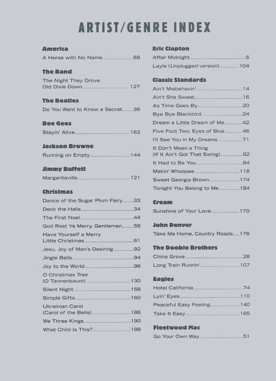 The Big Easy Ukulele TAB Songbook