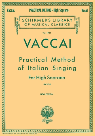 Vaccai【Practical Method of Italian Singing】For High Soprano Vaccai【Practical Method of Italian Singing】For High Soprano
