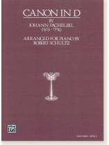 Pachelbel Canon in D Arranged for Piano by Robert Schultz Easy Piano - Level 3 Pachelbel Canon in D Arranged for Piano by Robert Schultz Easy Piano - Level 3