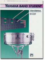 Yamaha Band Student Book 3 Combined Percussion(S. D. , B. C. , Access.／Key. Perc.)