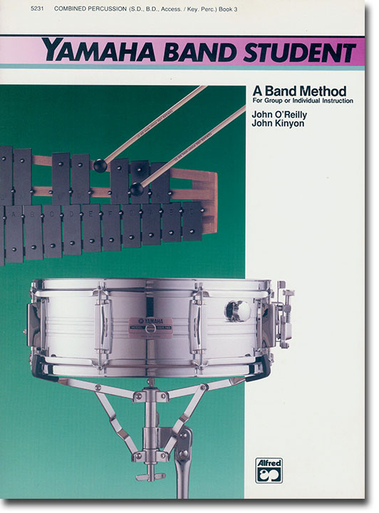 Yamaha Band Student Book 3 Combined Percussion(S. D. , B. C. , Access.／Key. Perc.)