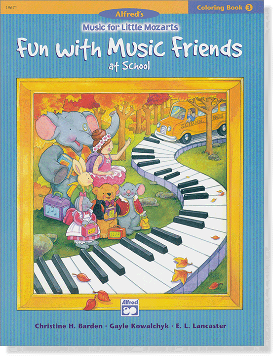 Music for Little Mozarts: Coloring Book 3 - Fun with Music Friends at School