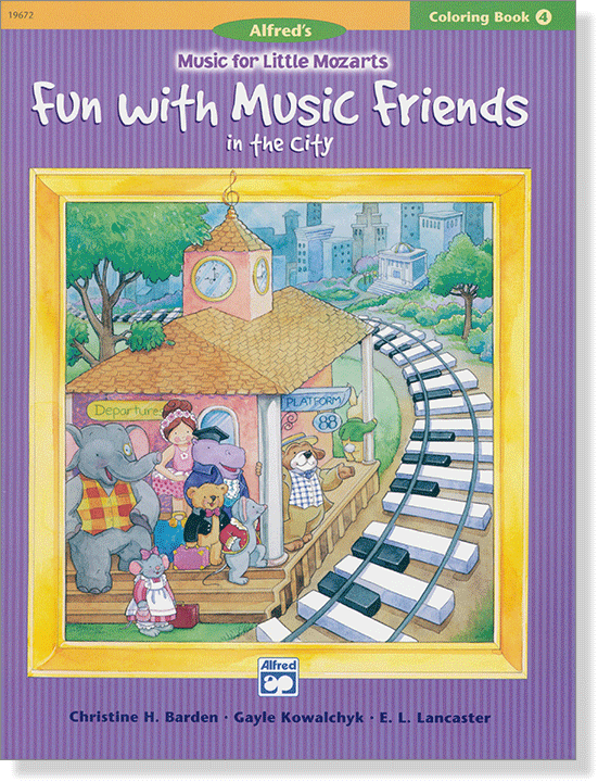 Music for Little Mozarts: Coloring Book 4 - Fun with Music Friends in the City
