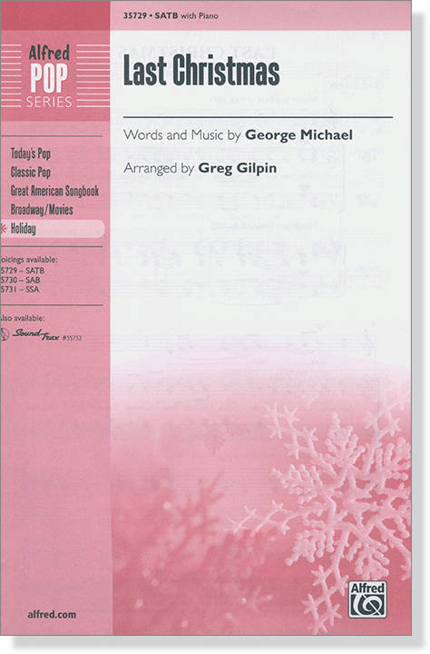 Last Christmas SATB with Piano Last Christmas SATB with Piano