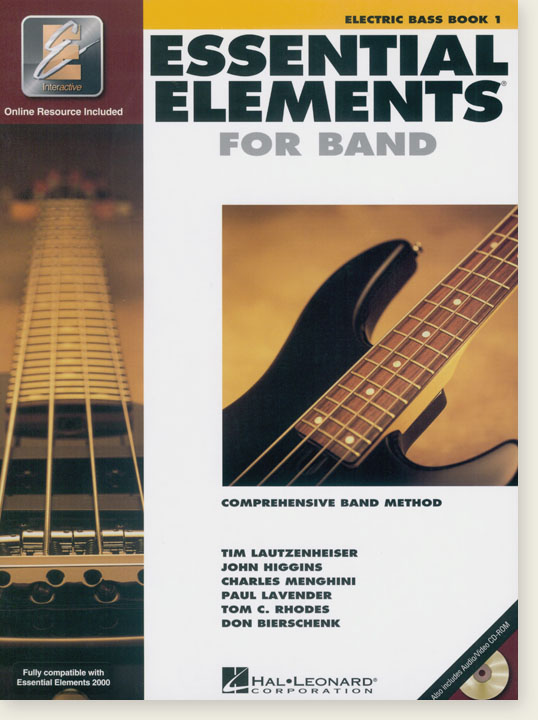 Essential Elements for Band – Electric Bass Book 1 with EEi