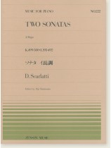D. Scarlatti Tow Sonatas A-Major K. 499, 500-L. 193, 492/ソナタ イ長調 for Piano D. Scarlatti Tow Sonatas A-Major K. 499, 500-L. 193, 492/ソナタ イ長調 for Piano