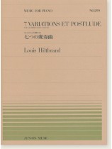 Louis Hiltbrand 7 Variations et Postlude sur le thème: Saita Sakura/「さいたさくら」の主題による七つの変奏曲 for Piano Louis Hiltbrand 7 Variations et Postlude sur le thème: Saita Sakura/「さいたさくら」の主題による七つの変奏曲 for Piano