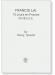 Francis Lai 白い恋人たち 13 Jours en France for String Quartet