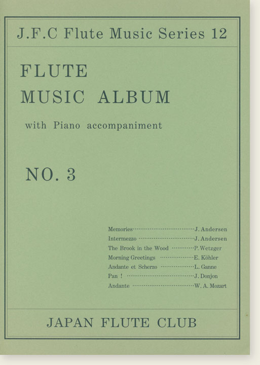 Flute Music Album with Piano accompaniment No. 3