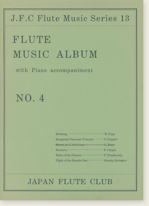 Flute Music Album with Piano accompaniment No. 4