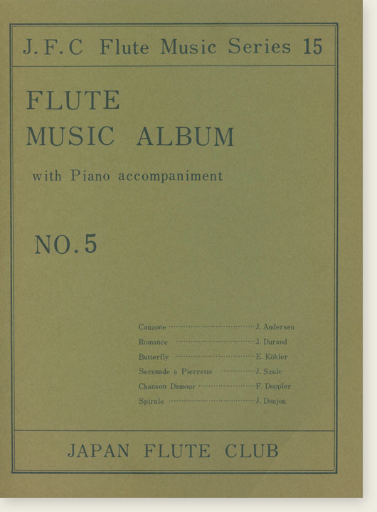 Flute Music Album with Piano accompaniment No. 5