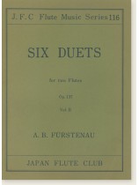 A. B. Fürstenau Six Duets OP. 137 for Two Flutes Vol. Ⅱ