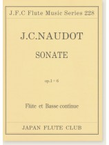 J. C. Naudot Sonate Op. 1-6 Flúte et Basse Continue