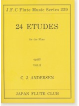 C. J. Andersen 24 Etudes for the Flute Op. 63 Vol. 3
