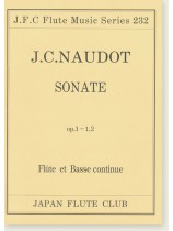 J. C. Naudot Sonate Op. 1-1, 2 Flúte et Basse Continue