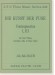 Joh. Seb. Bach Die Kunst der Fuge Contrapunctus Ⅰ, Ⅲ for Four Flutes (Includes Alto or Bass Flute)