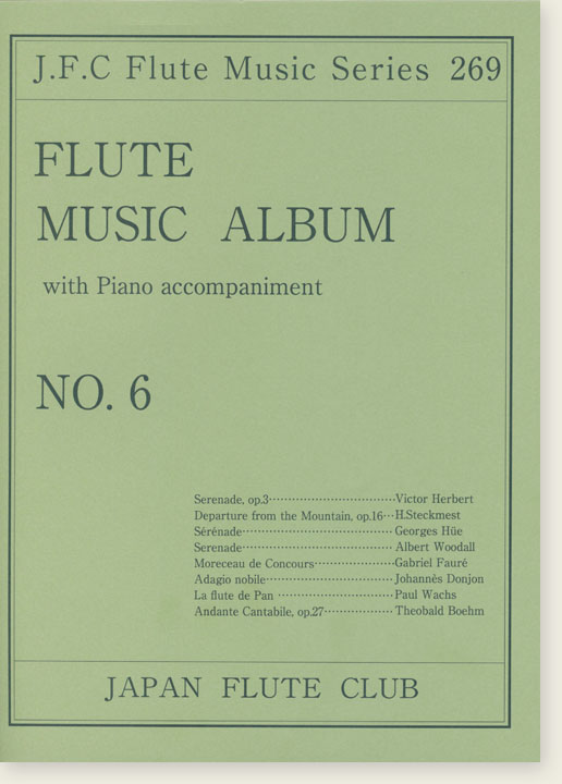 Flute Music Album with Piano accompaniment No. 6