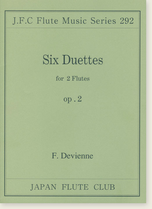 F. Devienne Six Duettes Op. 2 for Two Flute