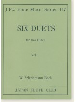 W. Friedemann Bach Six Duets for Two Flutes Vol. 1