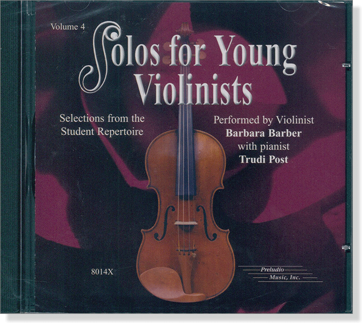 Solos for Young Violinists Volume 4【CD】8014X