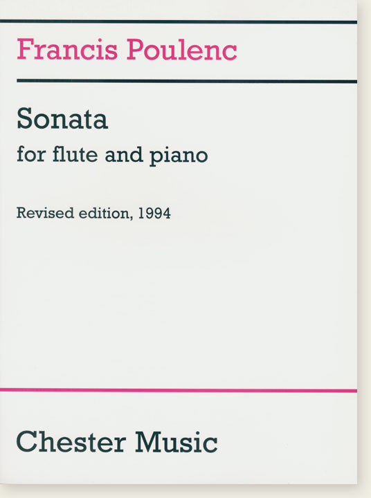 Francis Poulenc【Sonata】for flute and piano
