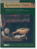 Play-Along Library for Classical Guitar Renaissance Duets Play-Along Library for Classical Guitar Renaissance Duets