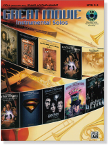 Great Movie Instrumental Solos【CD+樂譜】for Viola(Removable Part)/Piano Accompaniment , Level 2-3 Great Movie Instrumental Solos【CD+樂譜】for Viola(Removable Part)/Piano Accompaniment , Level 2-3