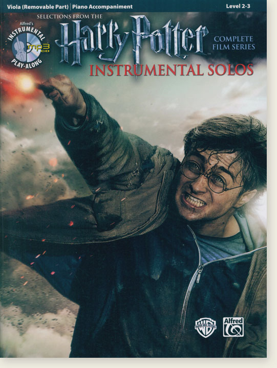 Harry Potter Instrumental Solos【CD+樂譜】Viola/Piano Accompaniment , Selections from The Complete Film Series, Level 2-3