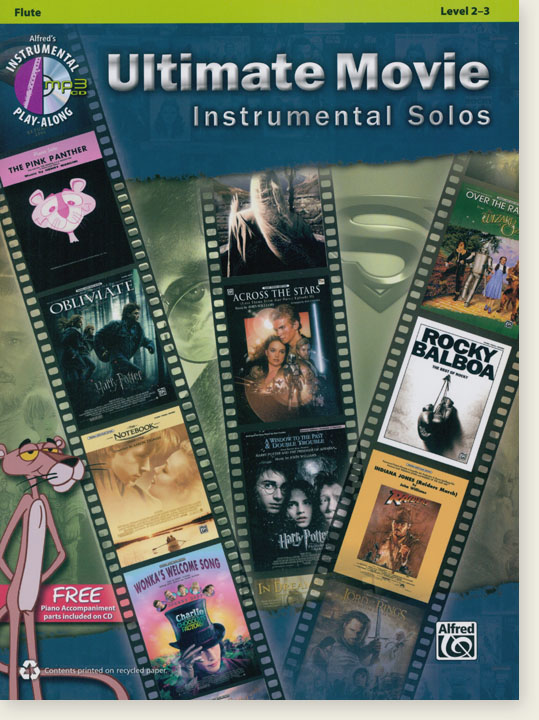 Ultimate Movie Instrumental Solos for Flute, Level 2-3
