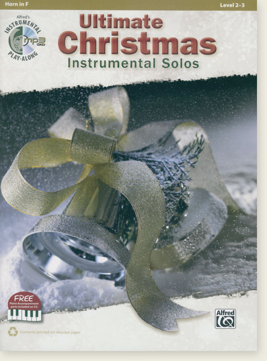 Ultimate Christmas Instrumental Solos for Horn in F(Book & CD)