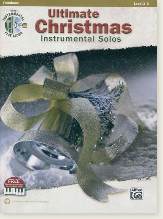 Ultimate Christmas Instrumental Solos for Trombone (Book & CD)