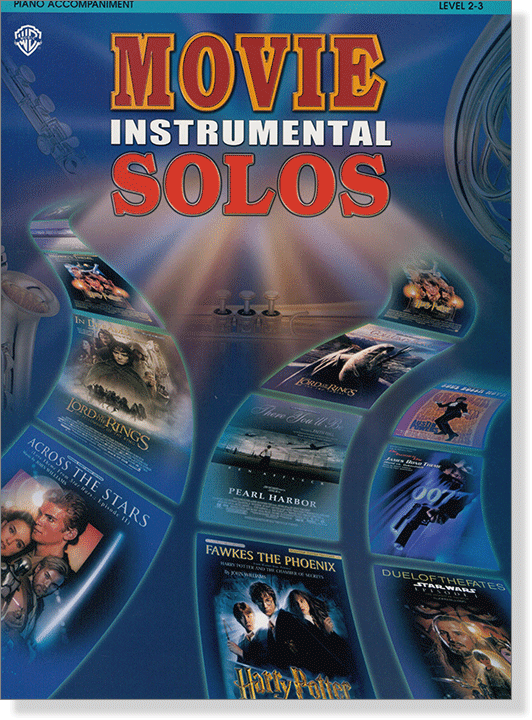 Movie Instrumental Solos for Piano Accompaniment , Level 2-3