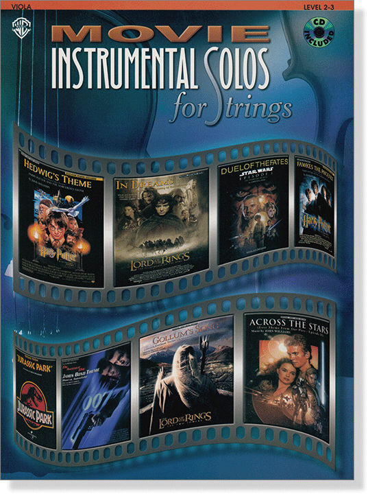 Movie Instrumental Solos【CD+樂譜】for Strings Viola Level 2-3 Movie Instrumental Solos【CD+樂譜】for Strings Viola Level 2-3