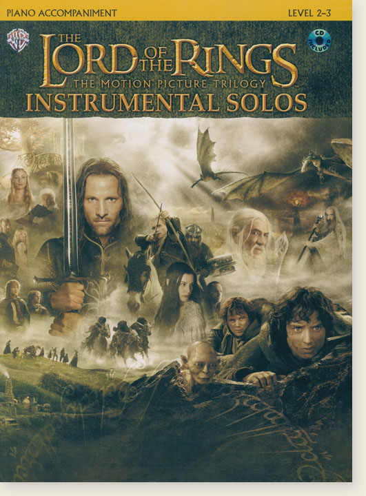 The Lord of the Rings Instrumental Solos , Piano Accompaniment, Level 2-3