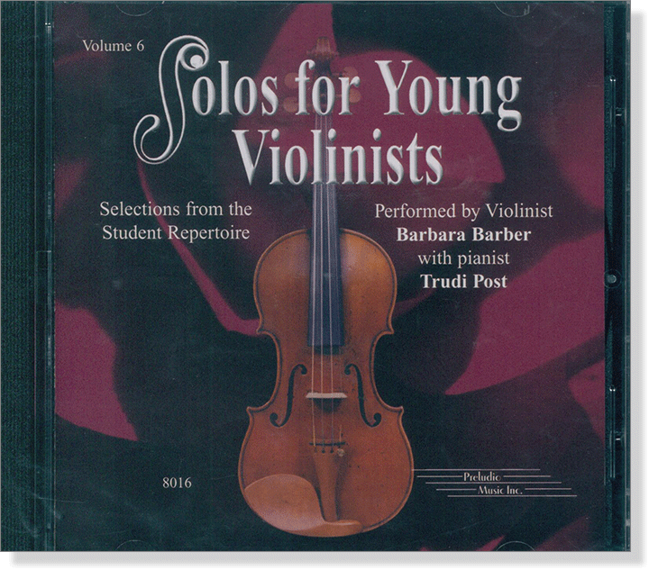 Solos for Young Violinists Volume 6【CD】8016