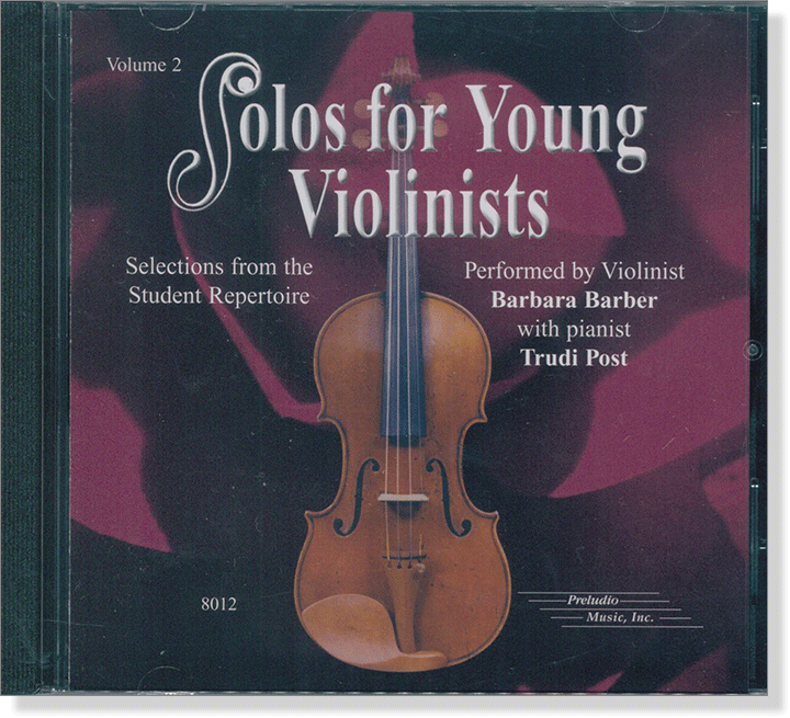 Solos for Young Violinists Volume 2【CD】8012