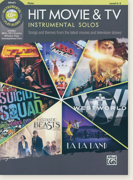 Hit Movie & TV Instrumental Solos for Strings - Flute (Book & CD)