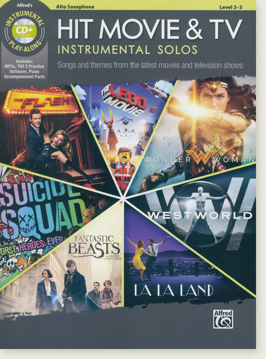 Hit Movie & TV Instrumental Solos for Strings - Alto Sax (Book & CD)