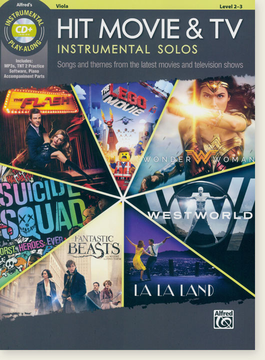 Hit Movie & TV Instrumental Solos for Strings - Viola (Book & CD)