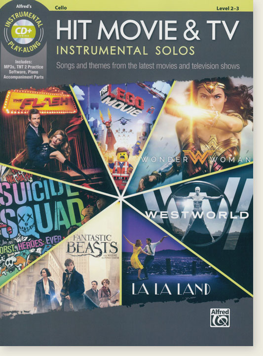 Hit Movie & TV Instrumental Solos for Strings - Cello (Book & CD)