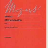 新モーツァルト全集 IX/25 Klaviersonaten Band2 Mozart Klaviersonaten Band 2 モーツァルト ピアノ・ソナタ集 2 新訂版