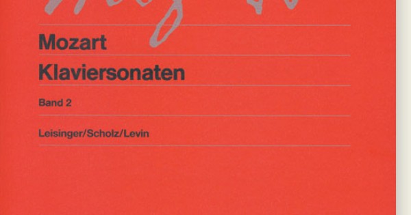 Mozart Klaviersonaten Band 2 モーツァルト ピアノ・ソナタ集 2 新訂版