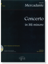 Saverio Mercadante【Concerto in Mi Minore】 for Flute Saverio Mercadante【Concerto in Mi Minore】 for Flute
