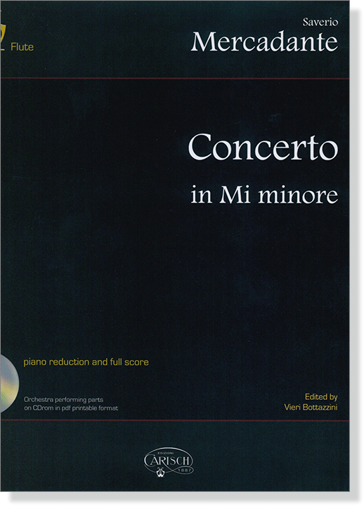 Saverio Mercadante【Concerto in Mi Minore】 for Flute